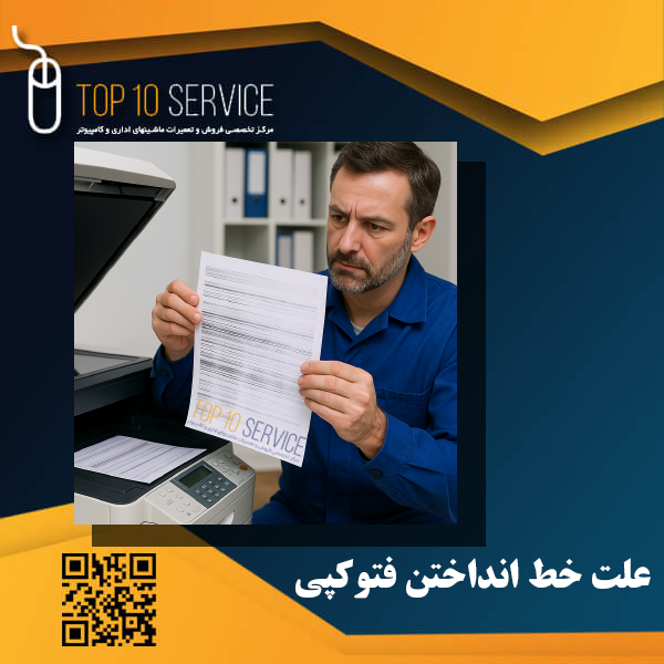 علت خط انداختن فتوکپی