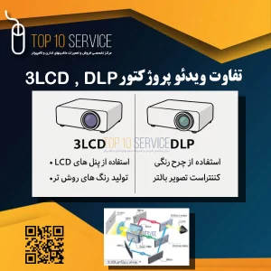 تفاوت ویدئو پروژکتور 3LCD و DLP چیست