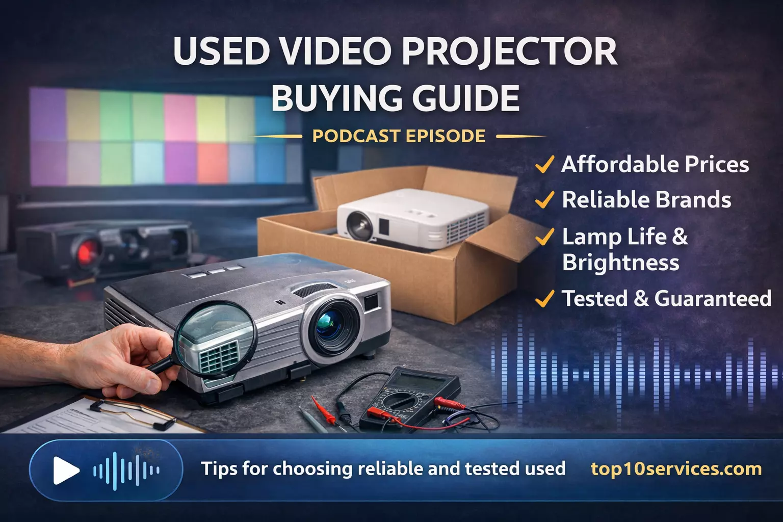 راهنمای خرید ویدئو پروژکتور استوک | بررسی نکات مهم قبل از خرید