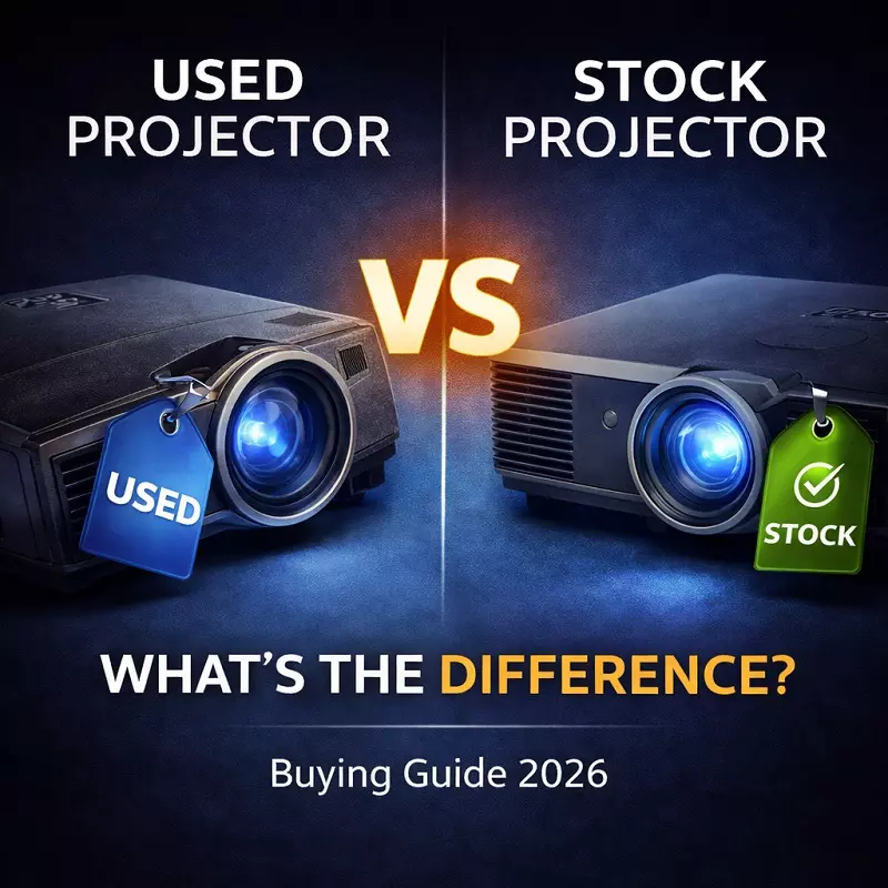 ویدئو پروژکتور دست دوم یا استوک تفاوت نکات مهم انتخاب تجربه خرید